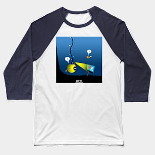 Deep Sea You Are Here Sign Baseball T-Shirt